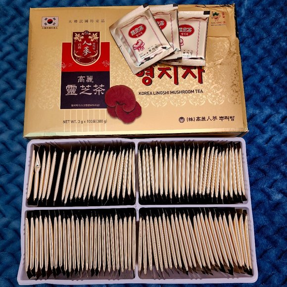 Korea Lingshi Mushroom Tea - Instant - Picture 1 of 1